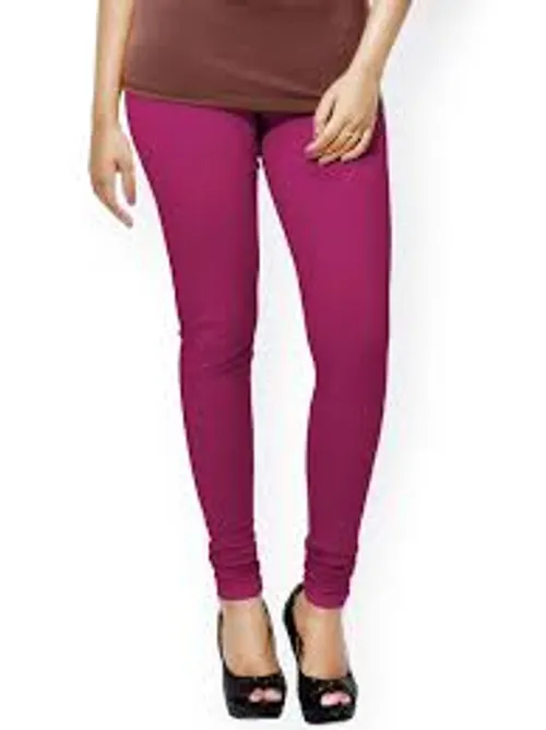 2 WAY CHUDIDAR LEGGING DARK ROSE LG22